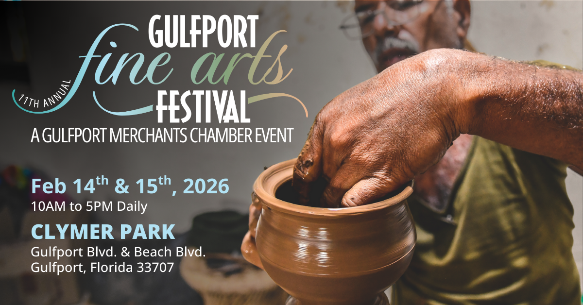 2026 Fine Arts Festival February 14th-15th Clymer Park in Guflport
