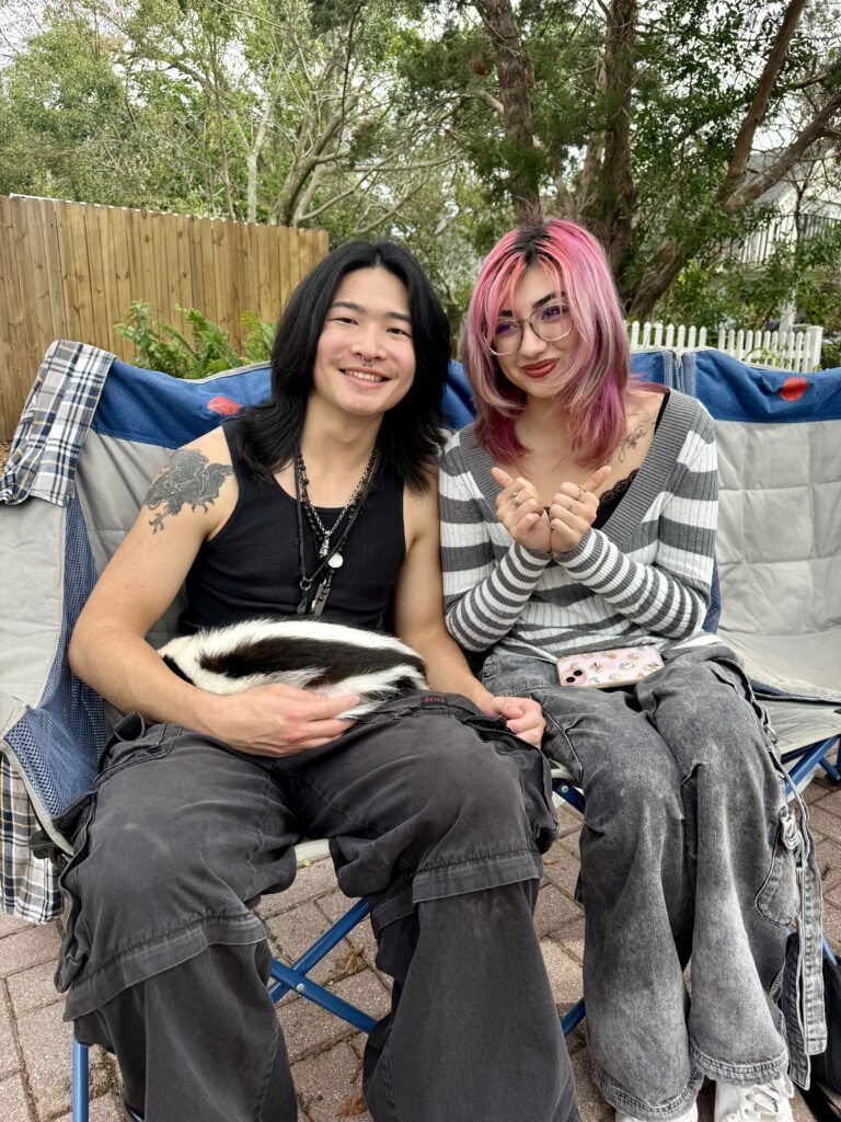 Skunk Rescue at Gulfport Gets Rescued Courtesy of Daniel Glenn